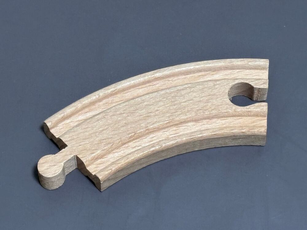 Thomas the Train Curved Track 4" Wooden Railway Track Brio-Melissa & Doug